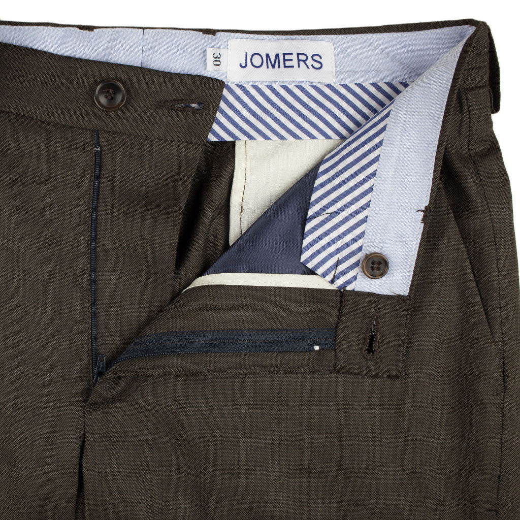Eckford - Brown Italian Sharkskin