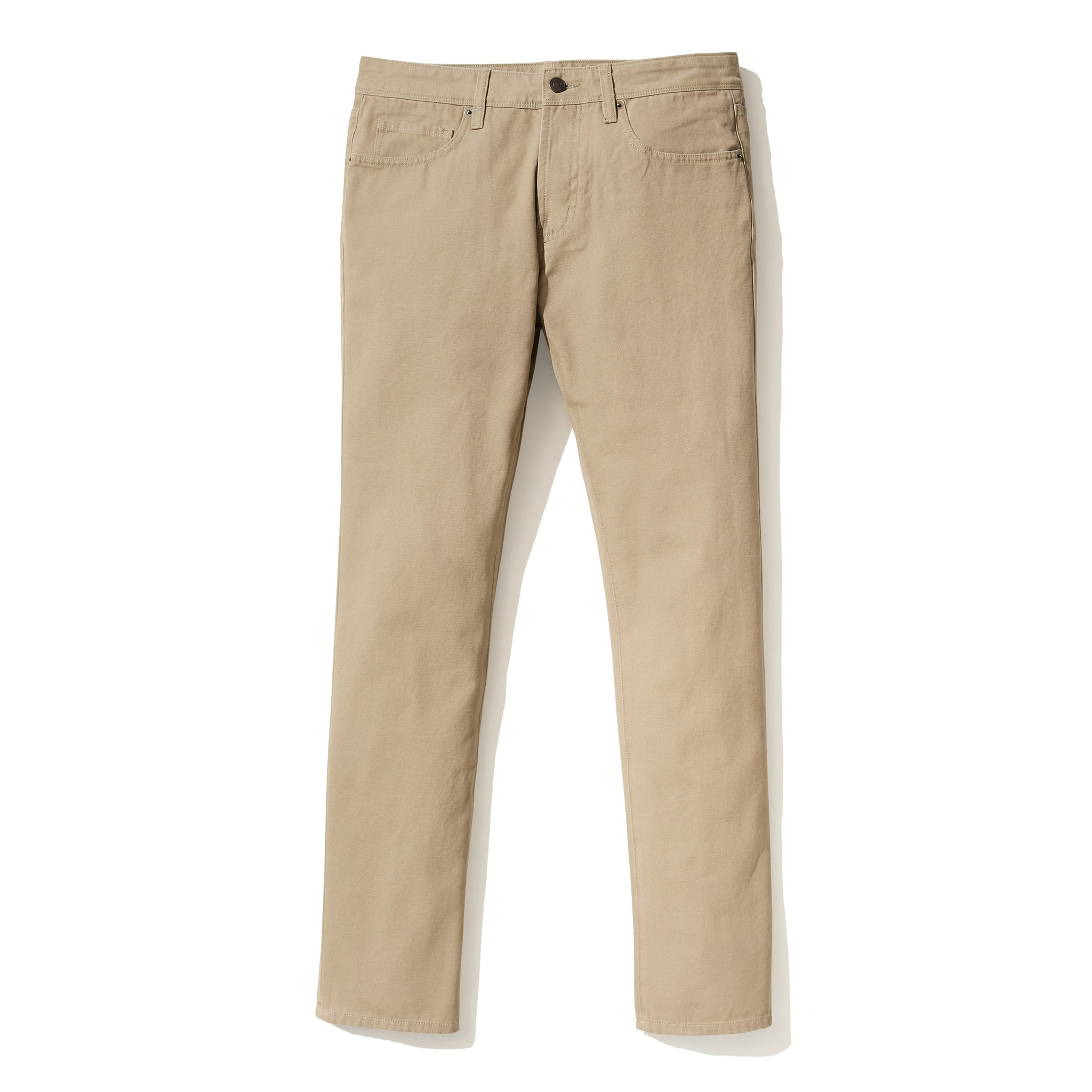 American Milled Canvas 5 Pocket (Slim) - Khaki