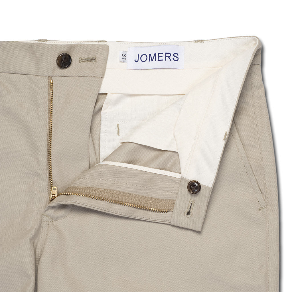 Christopher St (Slim) -  Khaki Belgian Twill Chino