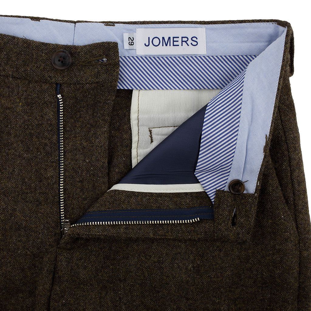 Hunters Point - Brown Donegal Flannel