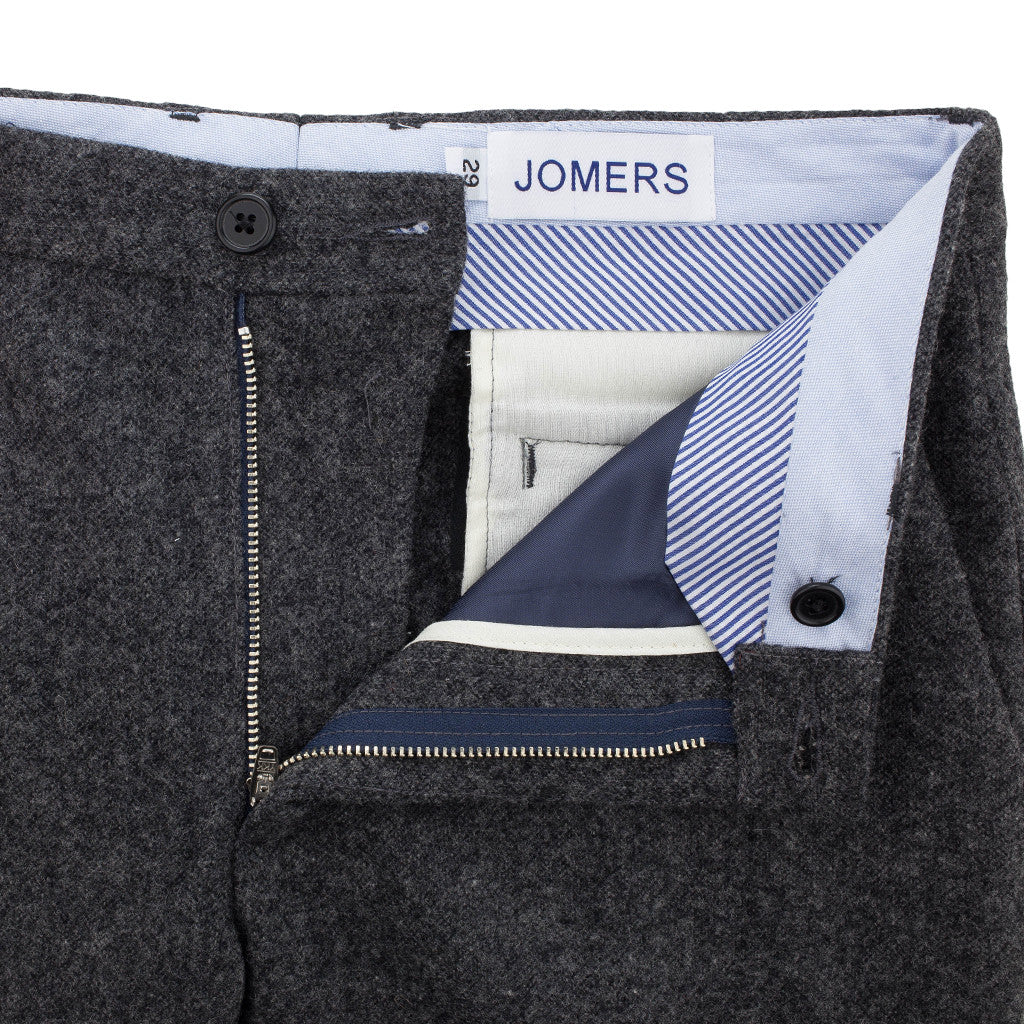 Engert - Heavyweight Dark Gray Flannel Trouser