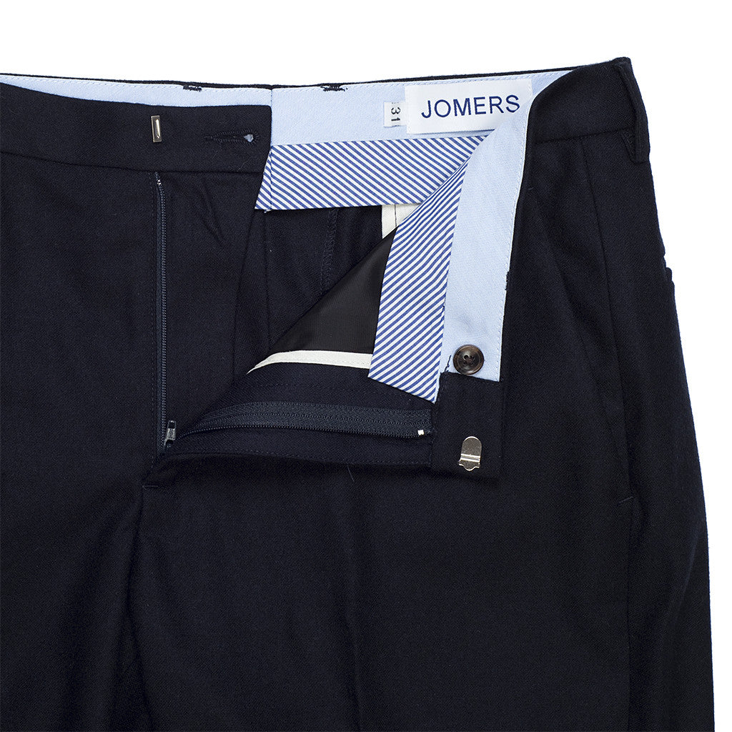 Johnson - Dark Navy Wool Cashmere Blend