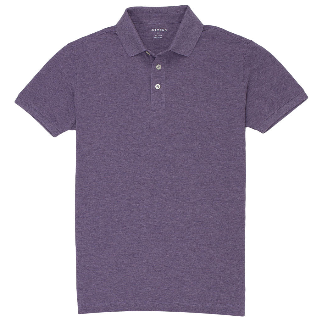 Maynard - Heather Puple Pique Polo