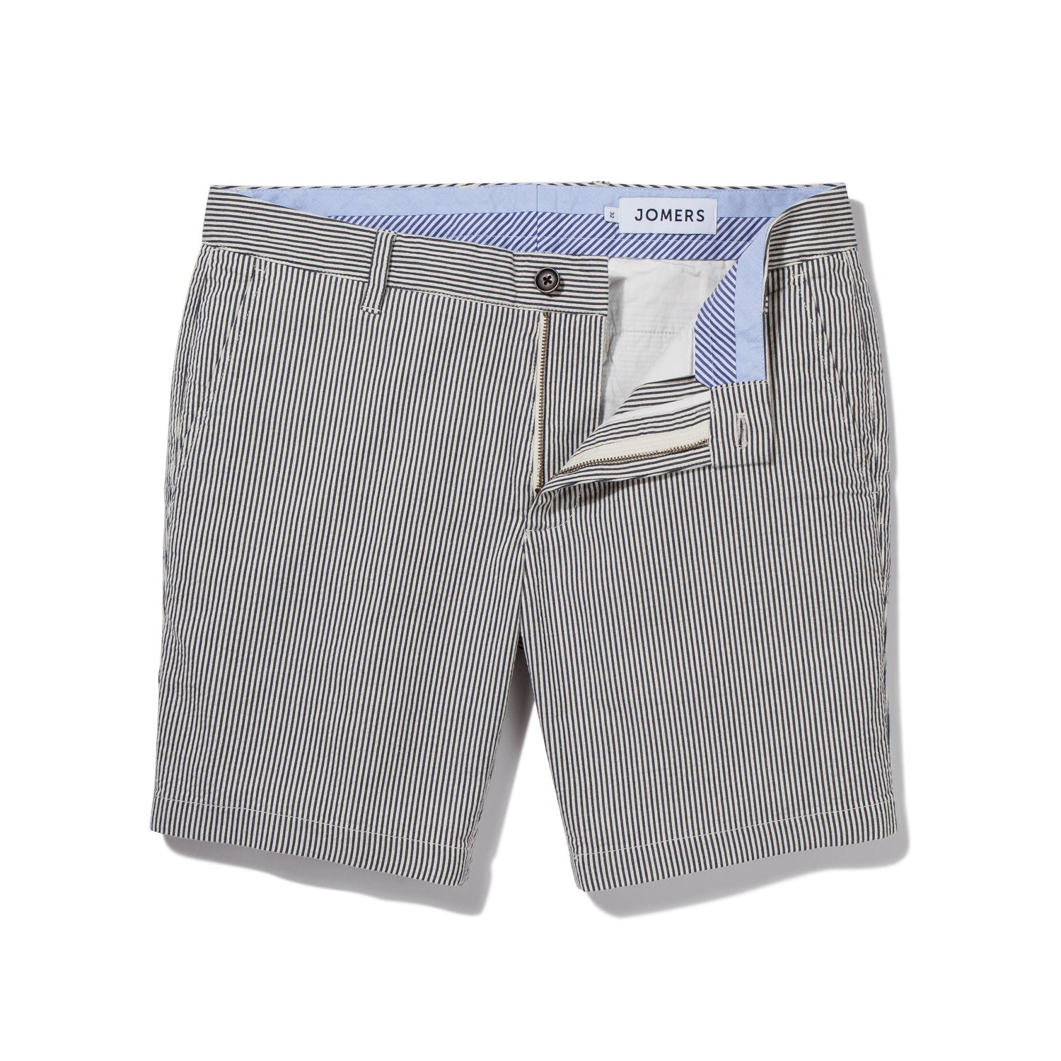Navy Japanese Seersucker Shorts
