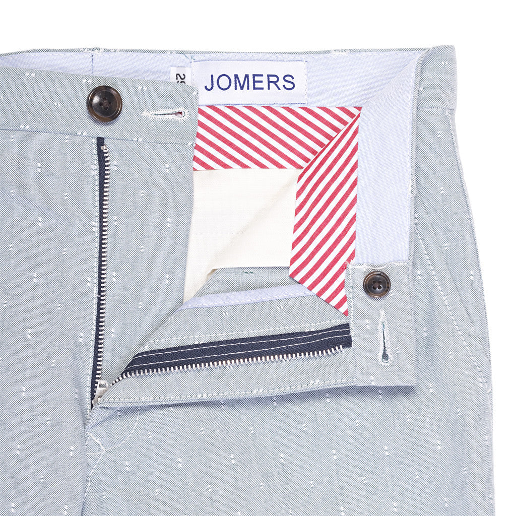 Gowanus (Slim) - Green English Dobby Oxford Pants