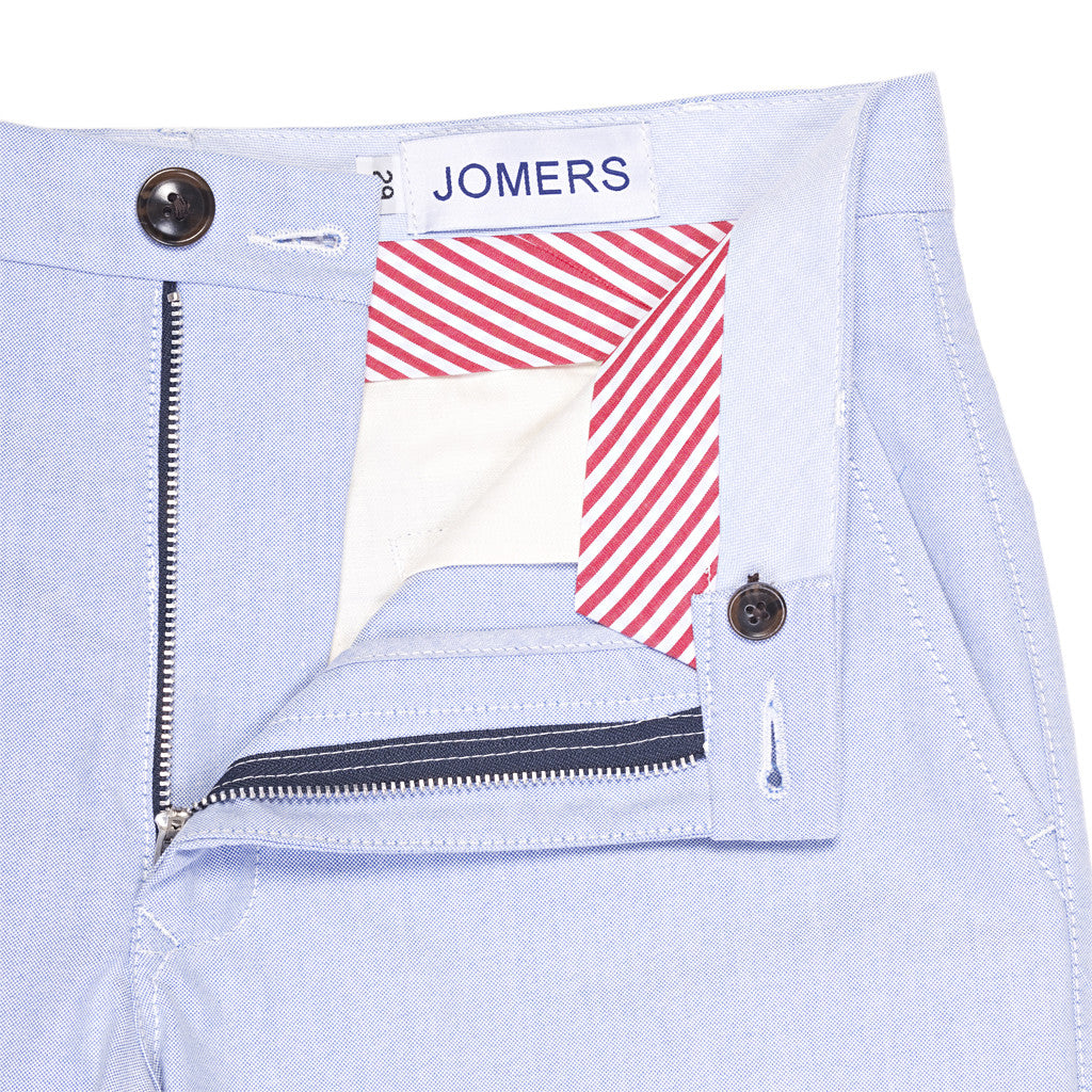 Halleck (Slim) - English Oxford Plain Blue Pants