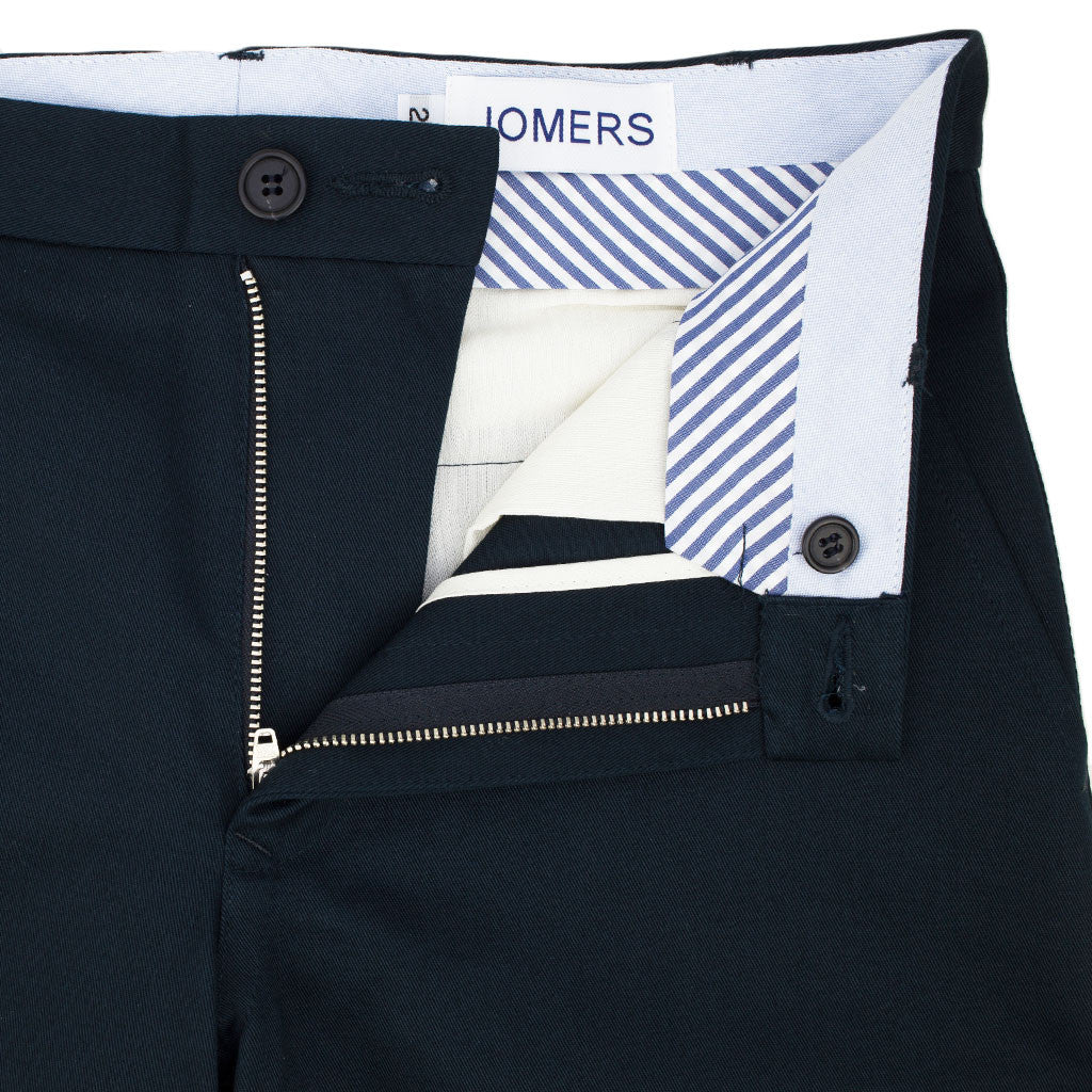 Wellington (Slim) - Dark Navy Japanese Military Twill Chino