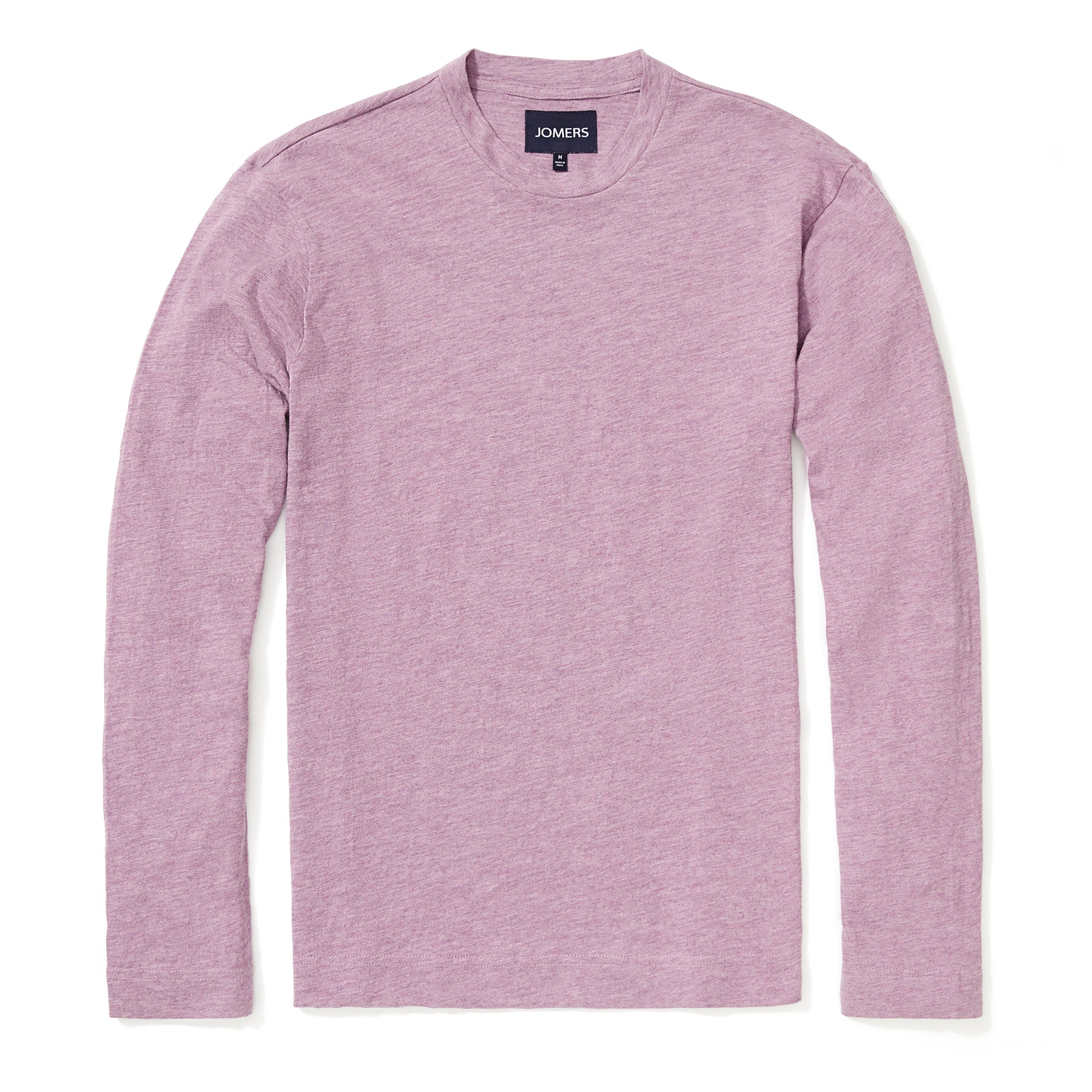 Ellison - Heather Purple Slub Long Sleeve Tee
