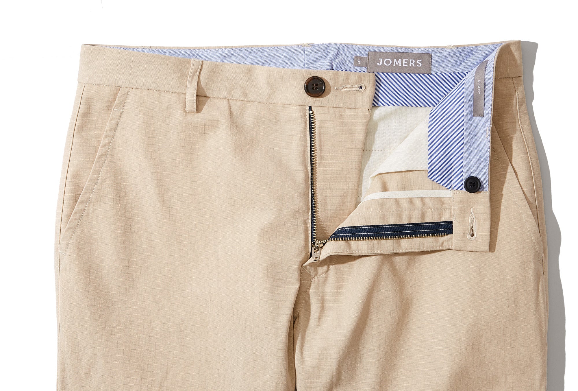 Nostrand (Slim) - Khaki Ripstop Chino