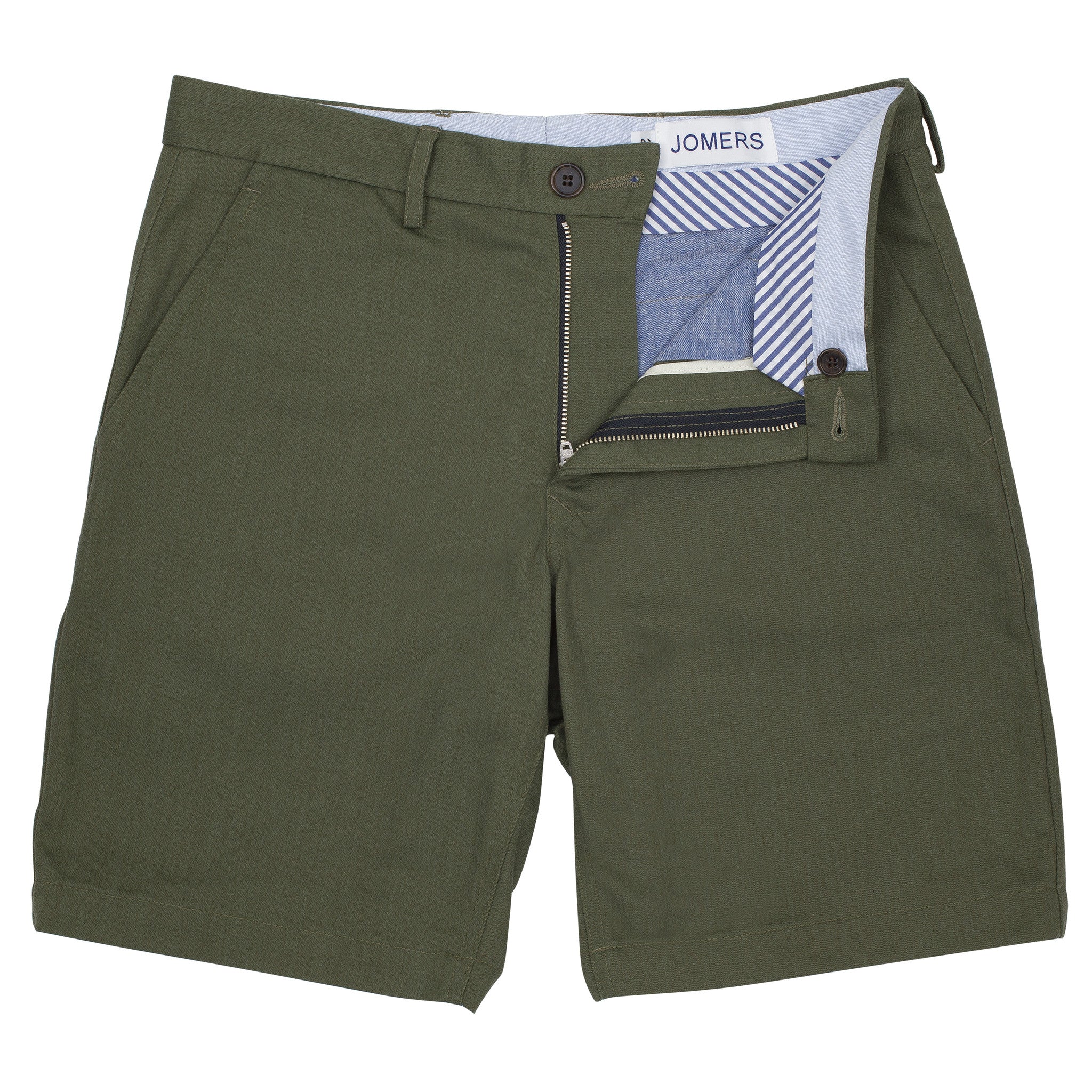 Denton - Olive Reverse Sateen Shorts