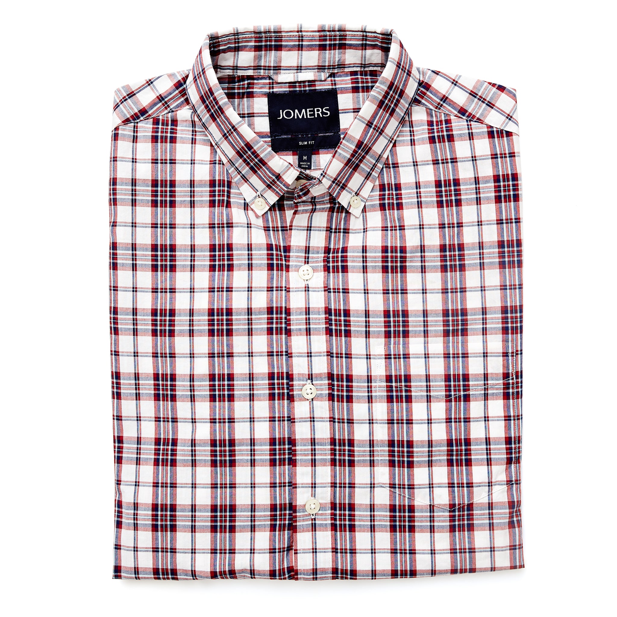 Washed Button Down Shirt - Thurton Plaid
