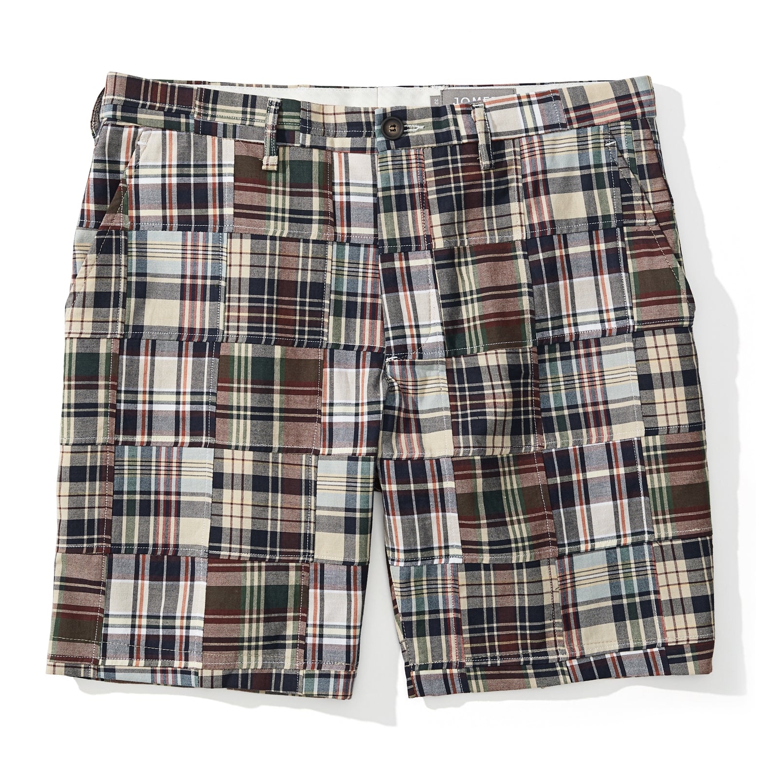Amagansett - Navy Madras Patchwork Shorts