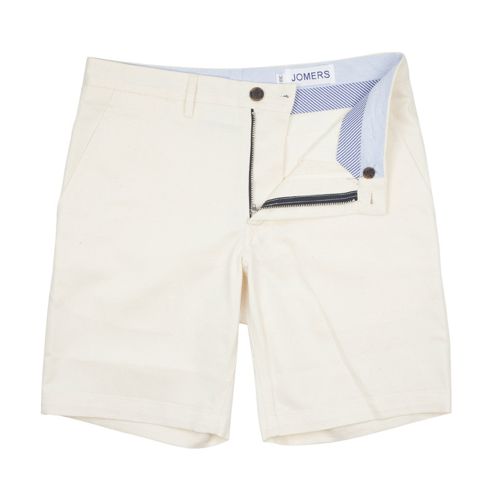 Coddington - Natural Seeded Twill Shorts