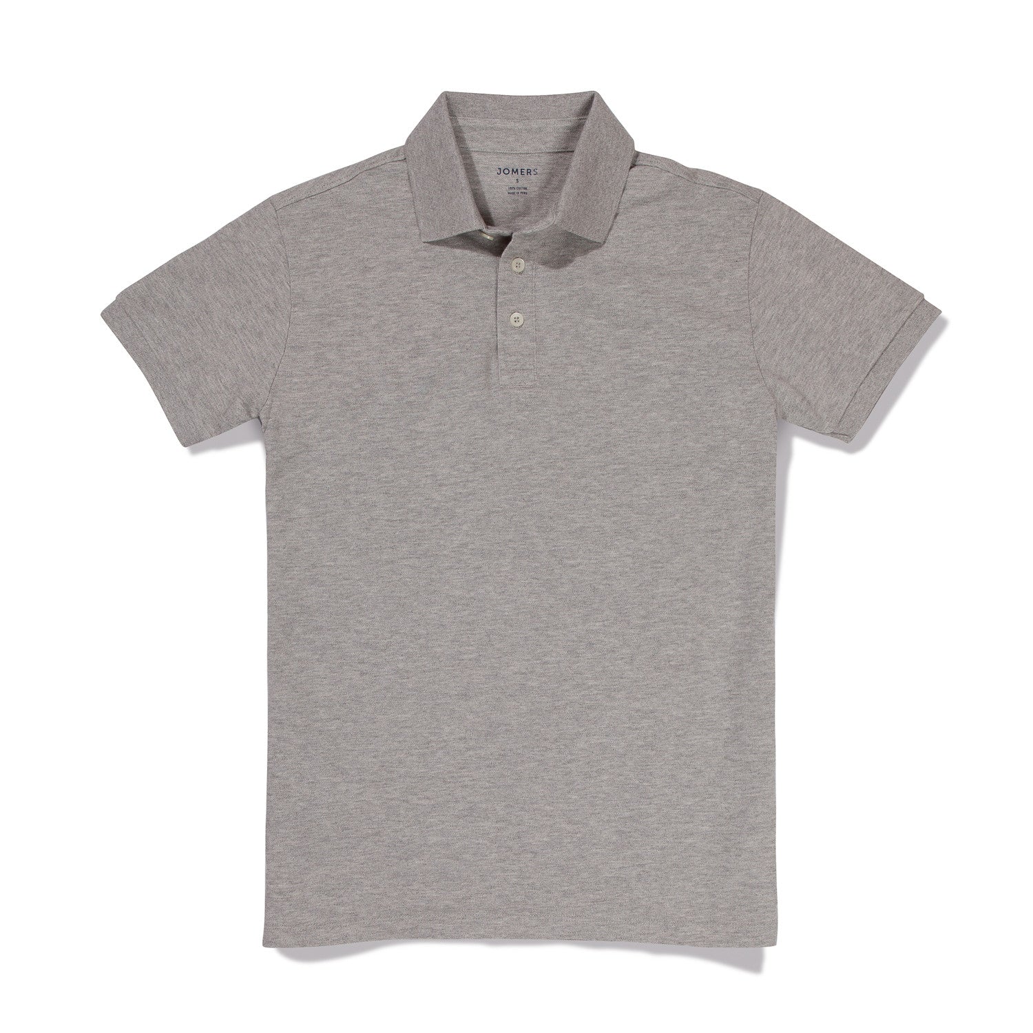 Penn - Heather Marled Gray Pique Polo