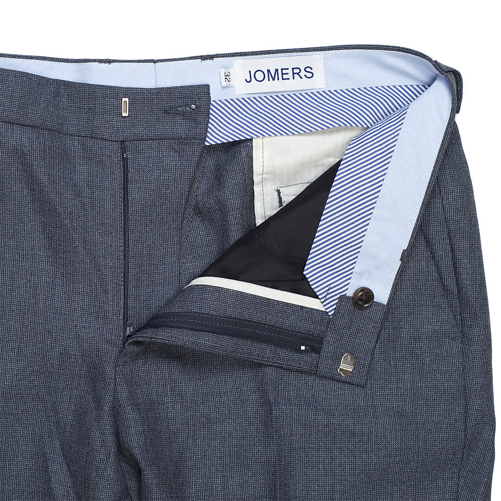 Skillman - Blue Microcheck Wool