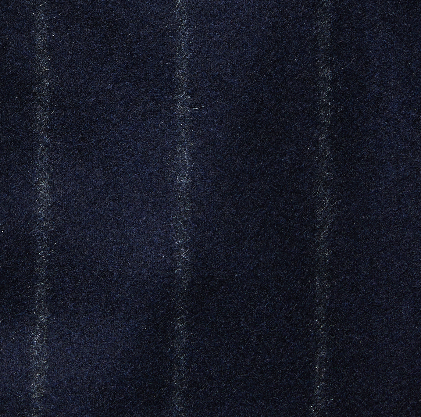 Italian Wool Flannel Dress Pants - Navy Stripe