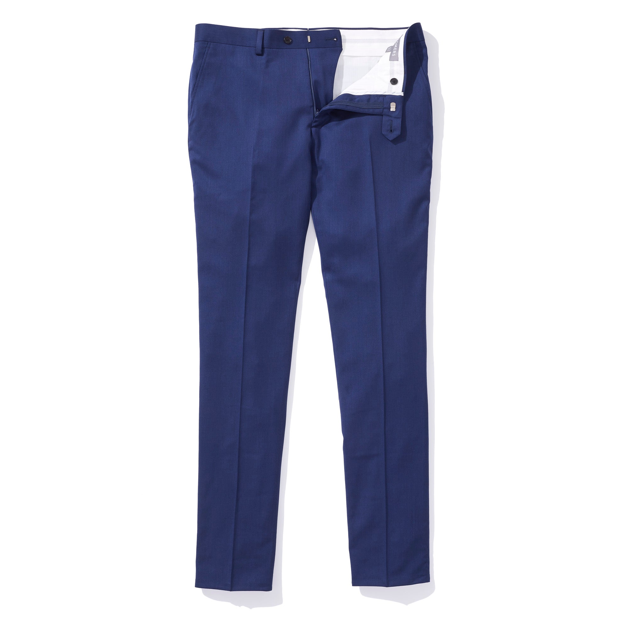 Blue Sharkskin Marzotto Men's Dress Pants