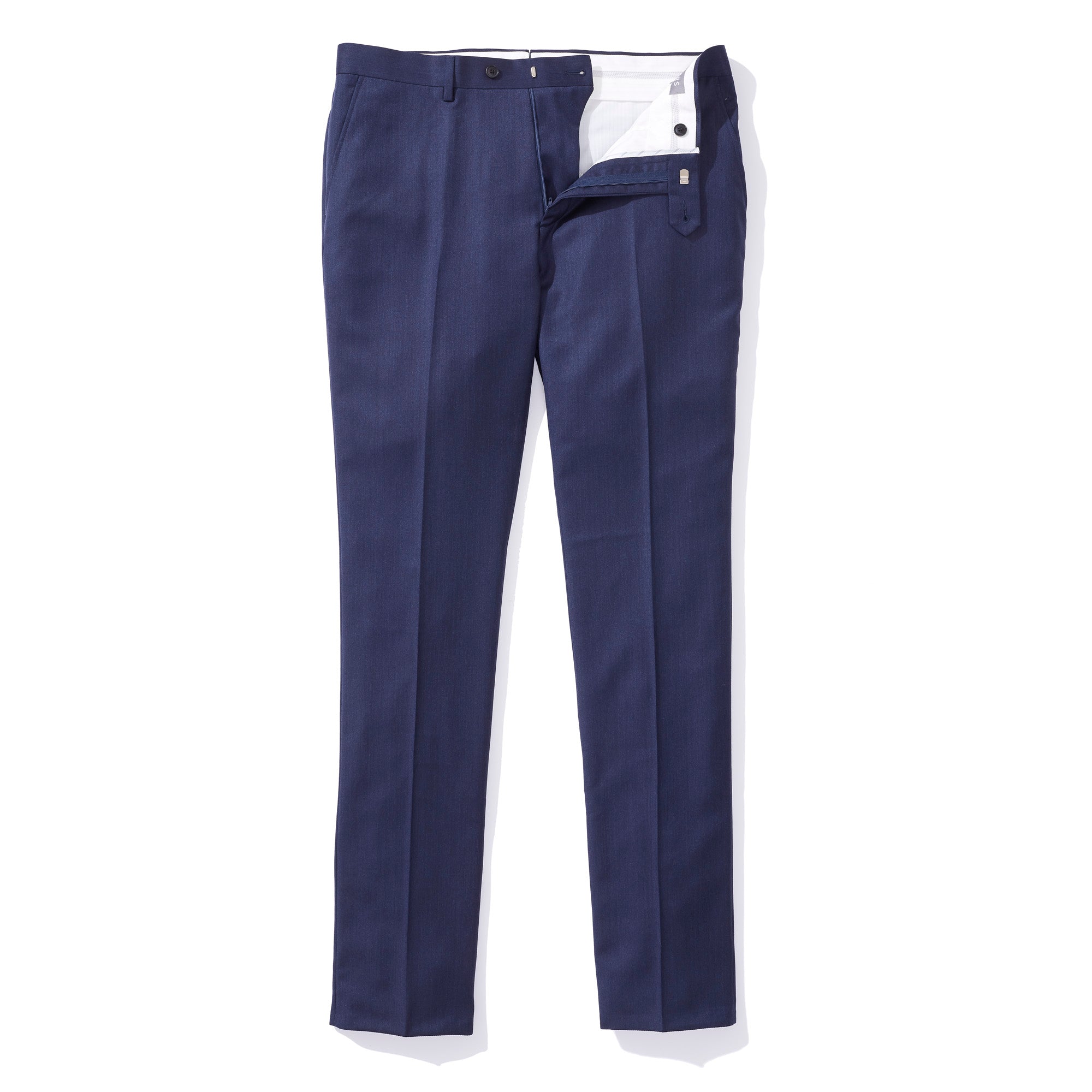Heather Blue Vitale Barberis Canonico Men's Dress Pants