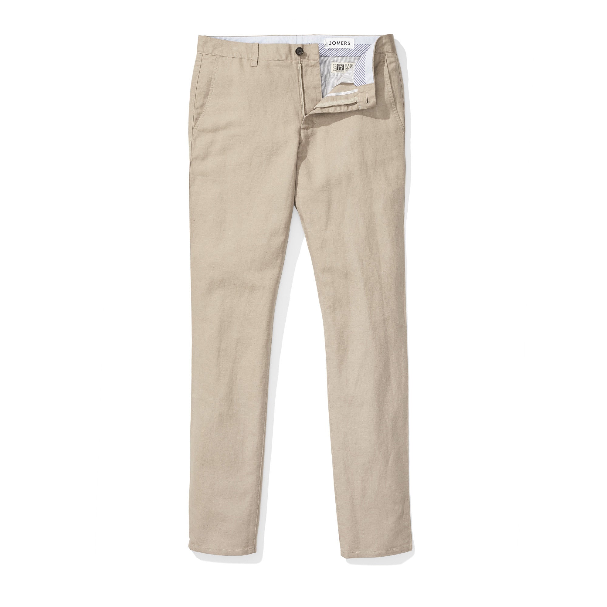 Baird McNutt Linen Chinos - Khaki