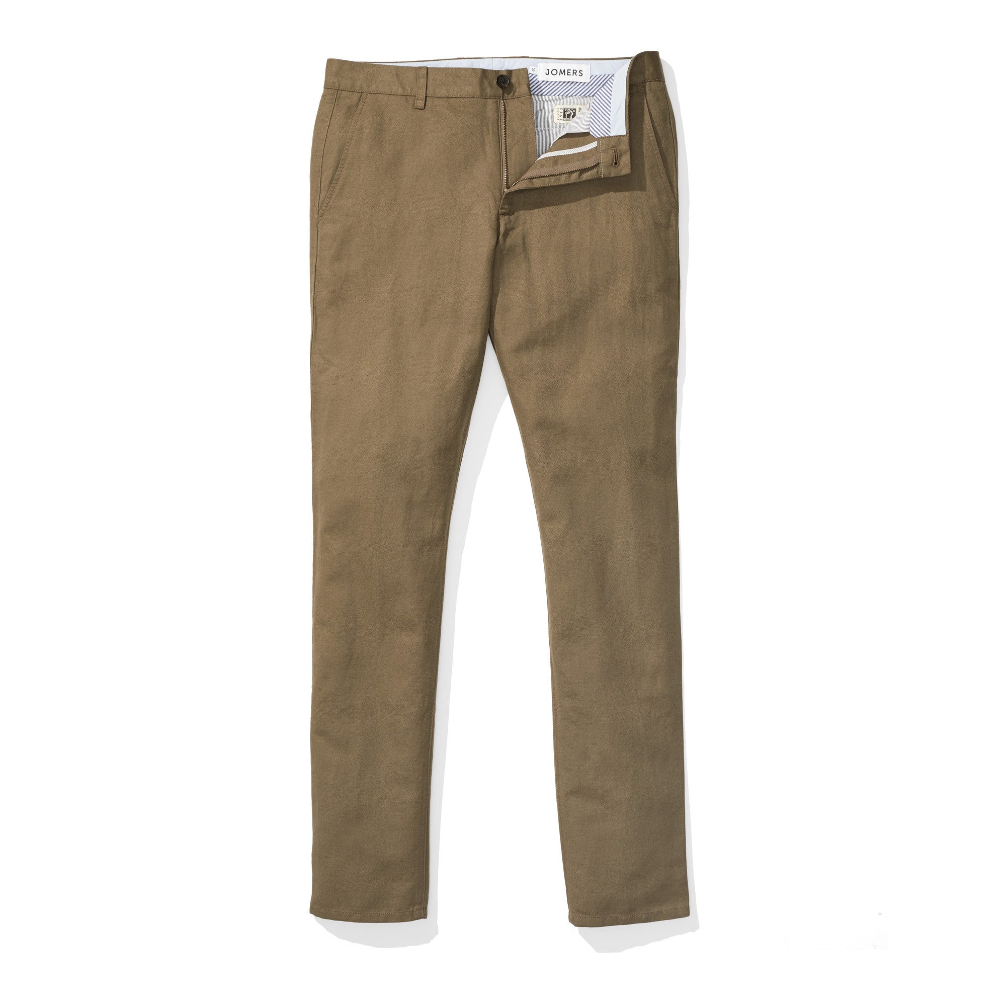 Baird McNutt Linen Chinos - Light Olive