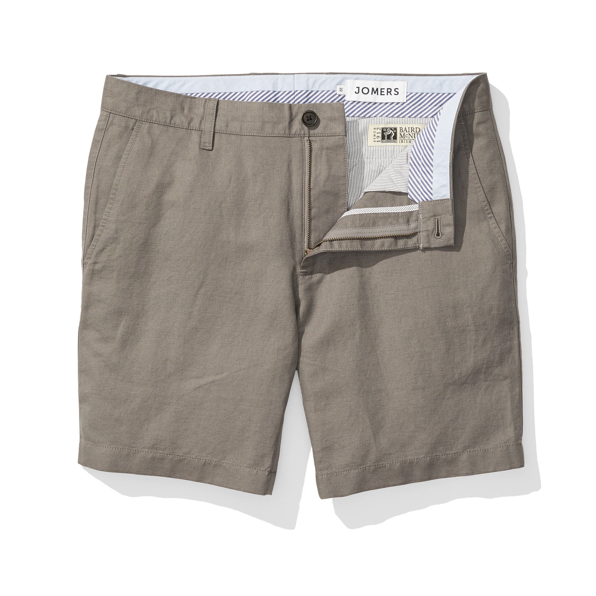 Grey Baird McNutt Irish Linen Mens Shorts