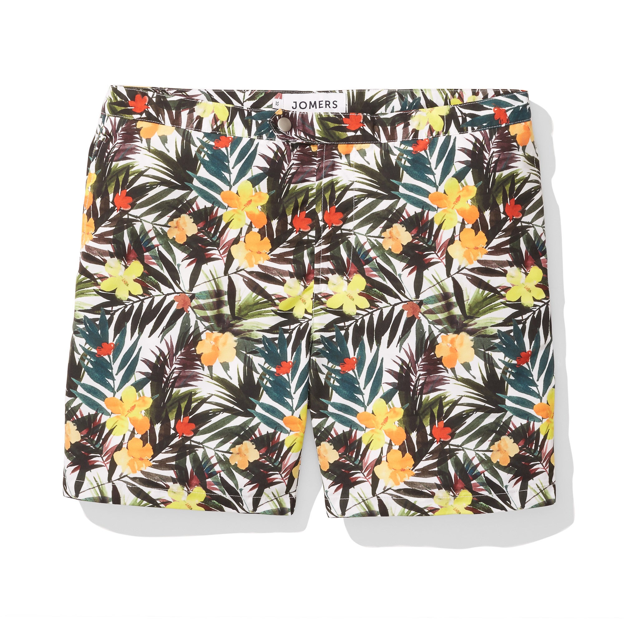 Watercolor Floral Swim Trunks